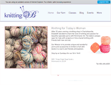 Tablet Screenshot of knittingb.com